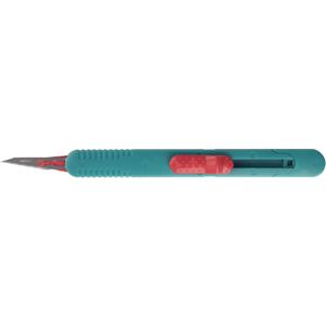 disposable safety scalpel with retractable blade